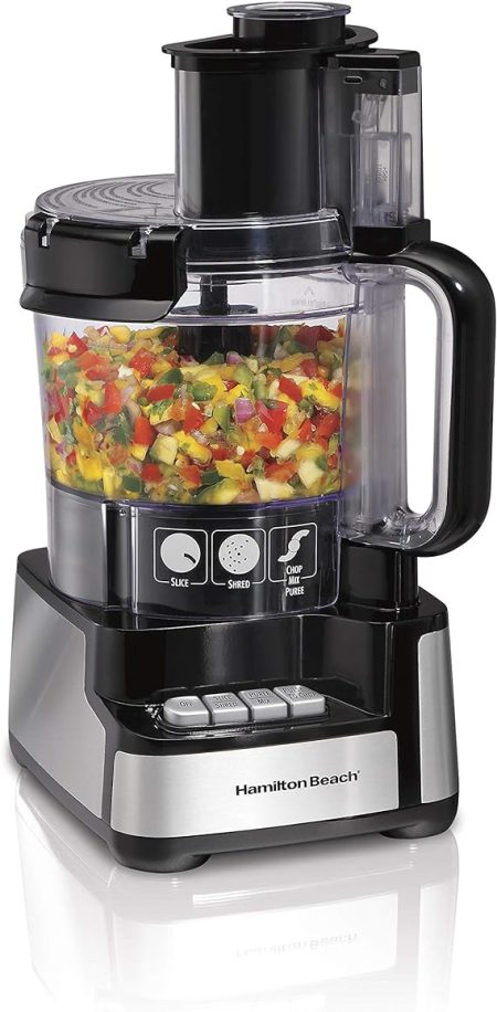 Hamilton Beach Stack & Snap Food Processor and Vegetable Chopper