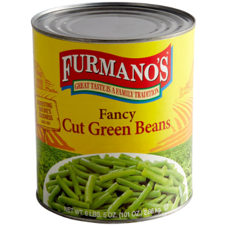 Can Cut Green Beans - 6/Case