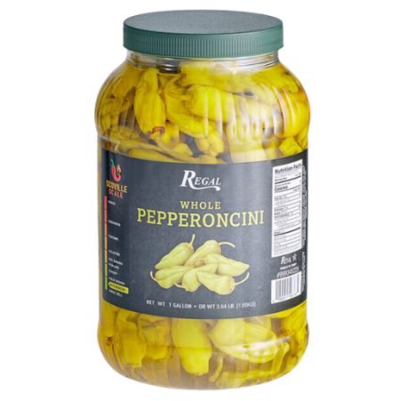 Regal Whole Pepperoncini 1 Gallon - 4/Case