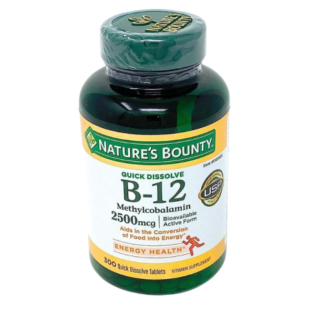 Nature's Bounty B-12 2500mcg, 300 Tabs