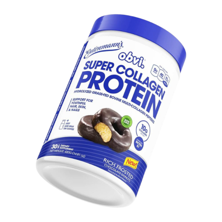 Obvi Entenmann's Collagen Peptides, Protein Powder, Hydrolyzed Grass-Fed Bovine Collagen Peptides, Supports Gut Health, Healthy Hair, Skin, Nails