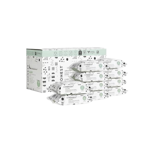 The Honest Company Clean Conscious Diapers | Plant-Based, Sustainable | Rose Blossom + Tutu Cute | Super Club Box, Size 1 (8-14 lbs), 160 Count