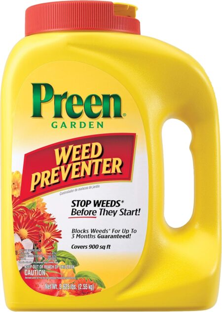 Preen Garden Weed Preventer - 5.625 lb. Bottle - Covers 900 sq. ft.